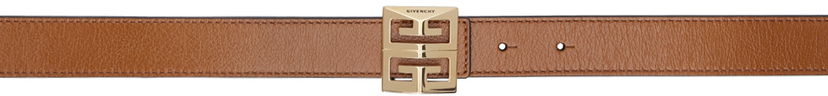 Ремені Givenchy Givenchy Reversible Leather Belt Коричневий | BB4079B24K222