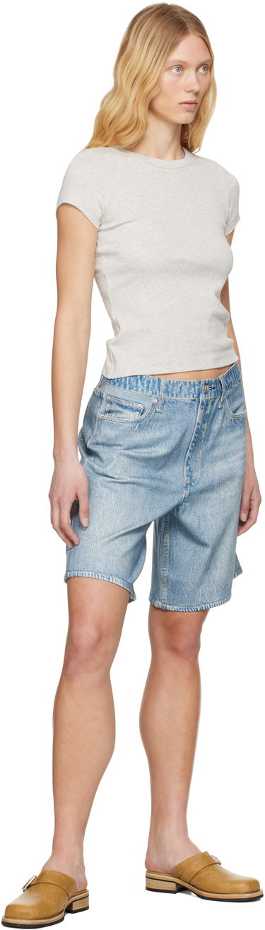 Шорти rag & bone rag & bone Miramar Ponte McKenna Shorts Синій | WCW25S9001PT01, 3