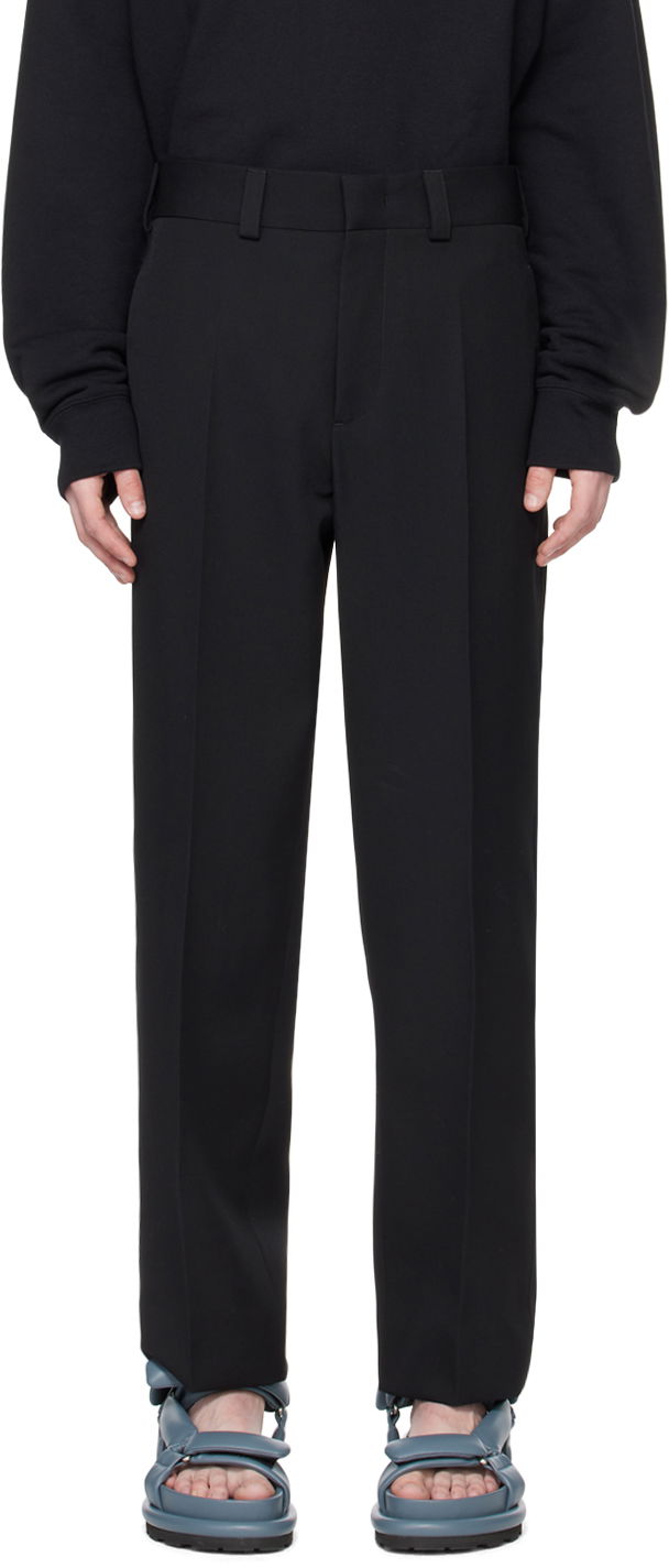 Штани Jil Sander Creased Trousers чорний | J23KA0003_J40002
