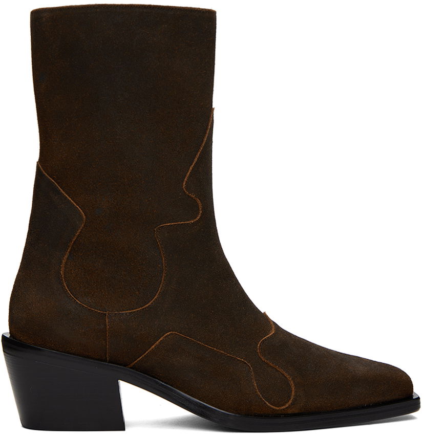 Одяг Eckhaus Latta Brown Cowboy Boots Коричневий | FEKLMCOWB05106
