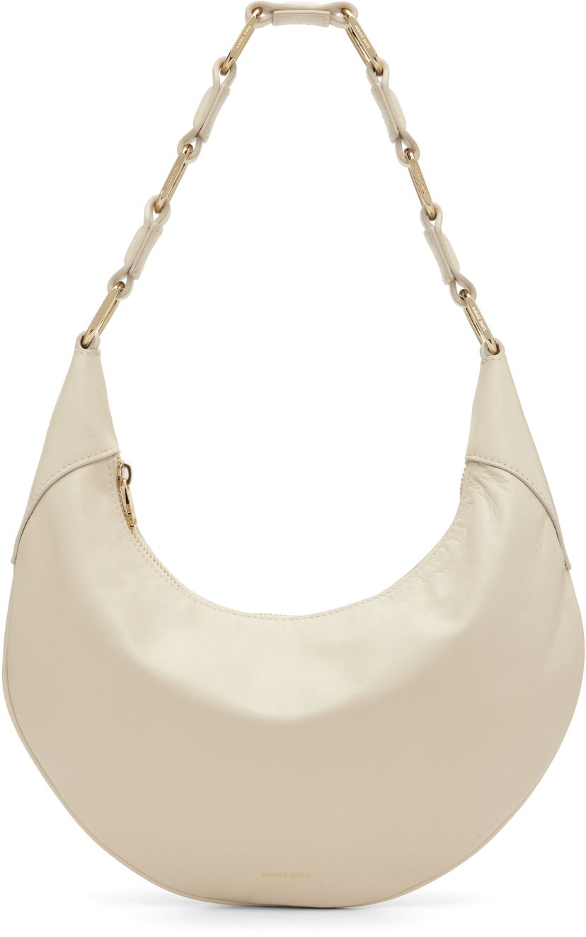 Сумочка Anine Bing Anine Bing Kate Hobo Bag бежевий | A-13-10695-IVY17