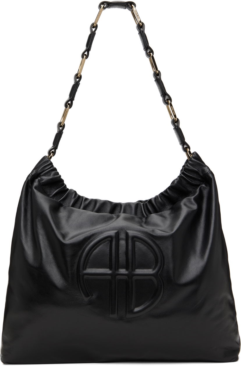 Сумочка Anine Bing Kate Leather Shoulder Bag чорний | A-13-3215-000