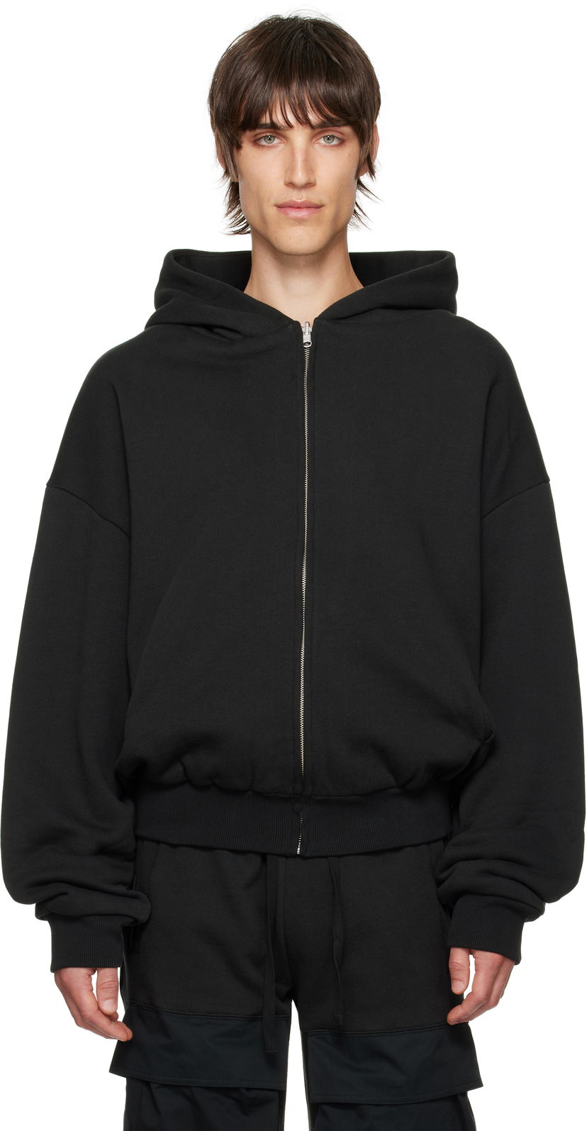 Світшоти Entire Studios Thermal Hoodie чорний | ES2488SO