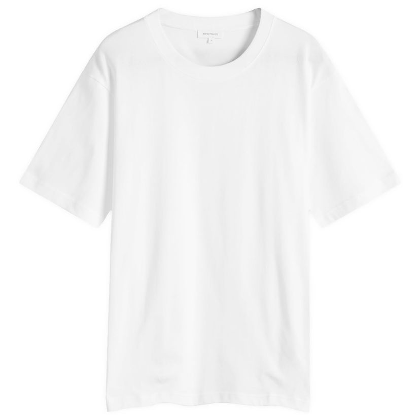 Футболка NORSE PROJECTS Standard T-Shirt White - Large білий | N01-0670-0001