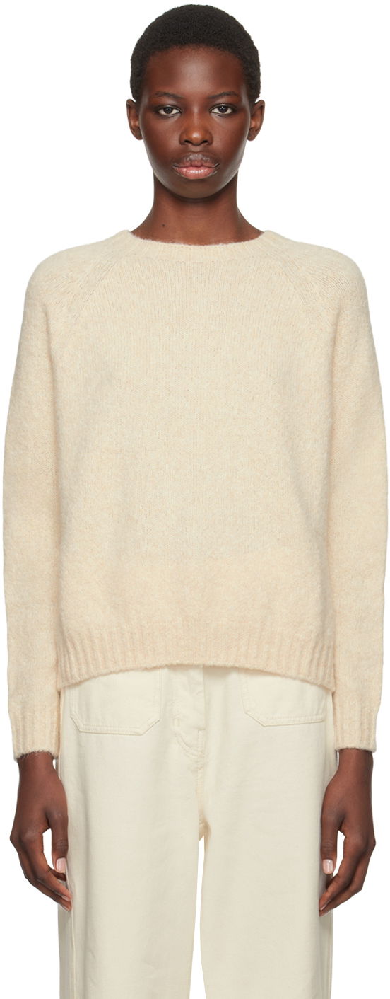 Cветр Max Mara Weekend Max Mara Crewneck Sweater бежевий | 2425366111600