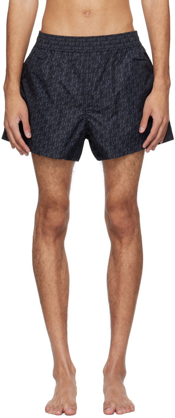Купальники Off-White Swim Shorts чорний | OMFD011C99FAB0021000