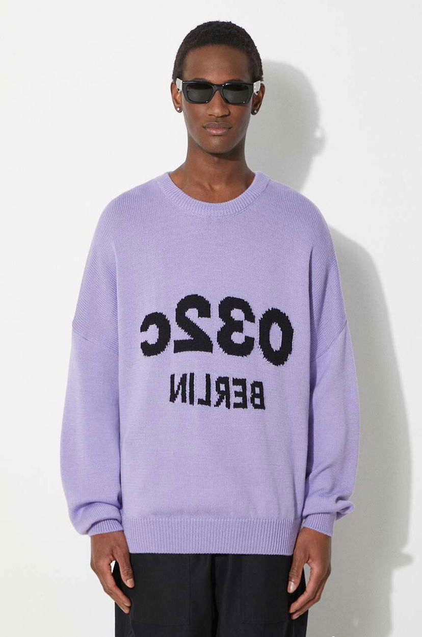 Cветр 032C Sweater Crewneck Фіолетовий | SS24.K.1011