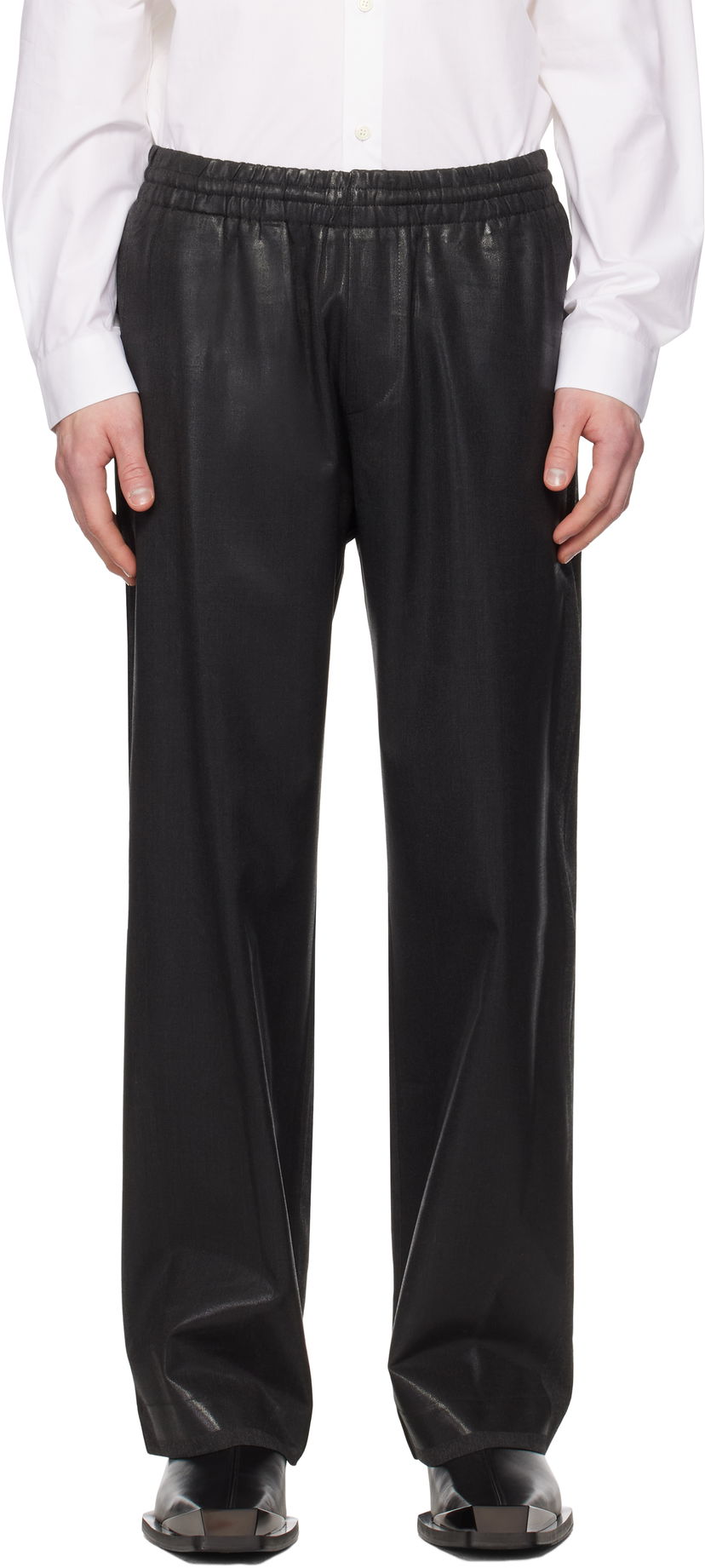 Штани Diesel Diesel P-Clays Drawstring-Waist Trousers чорний | A16063-0IKAL-96K