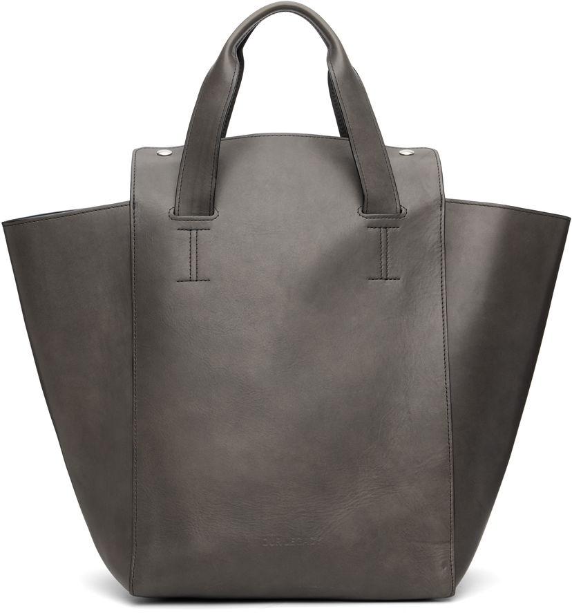сумка-тоут OUR LEGACY Leather More Tote Сірий | A4258MP