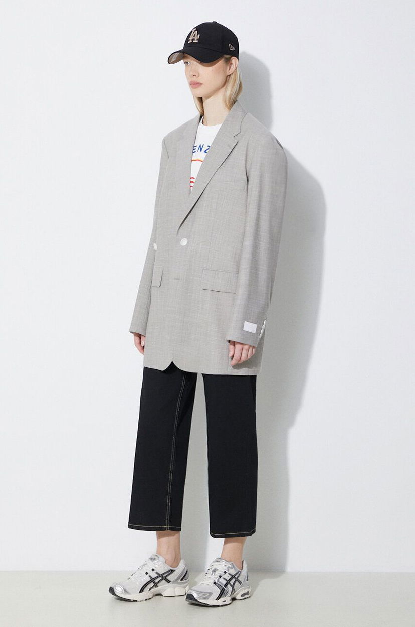 Жилет KENZO Solid Kimono Blazer Сірий | FE52VE2469RB.96