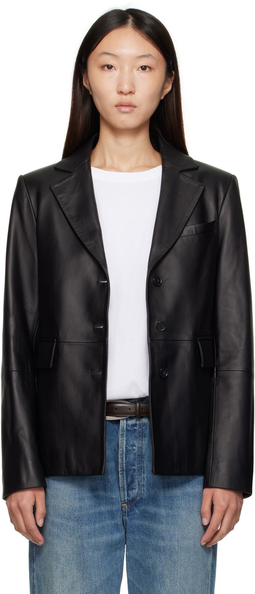 Куртка Loulou de Saison Loulou de Saison Aldo Leather Jacket чорний | ALDO LDS