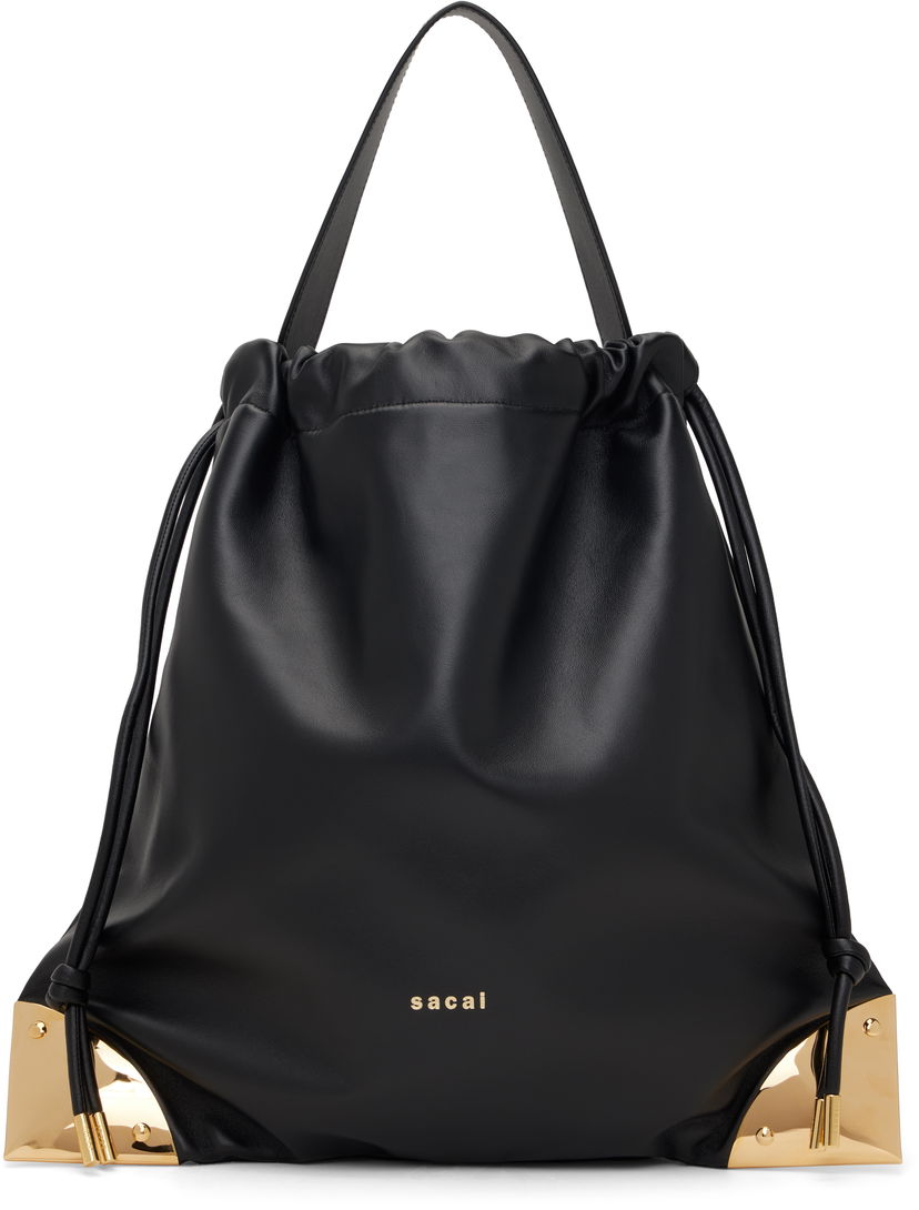 Сумочка sacai Drawstring Bag чорний | S127-01