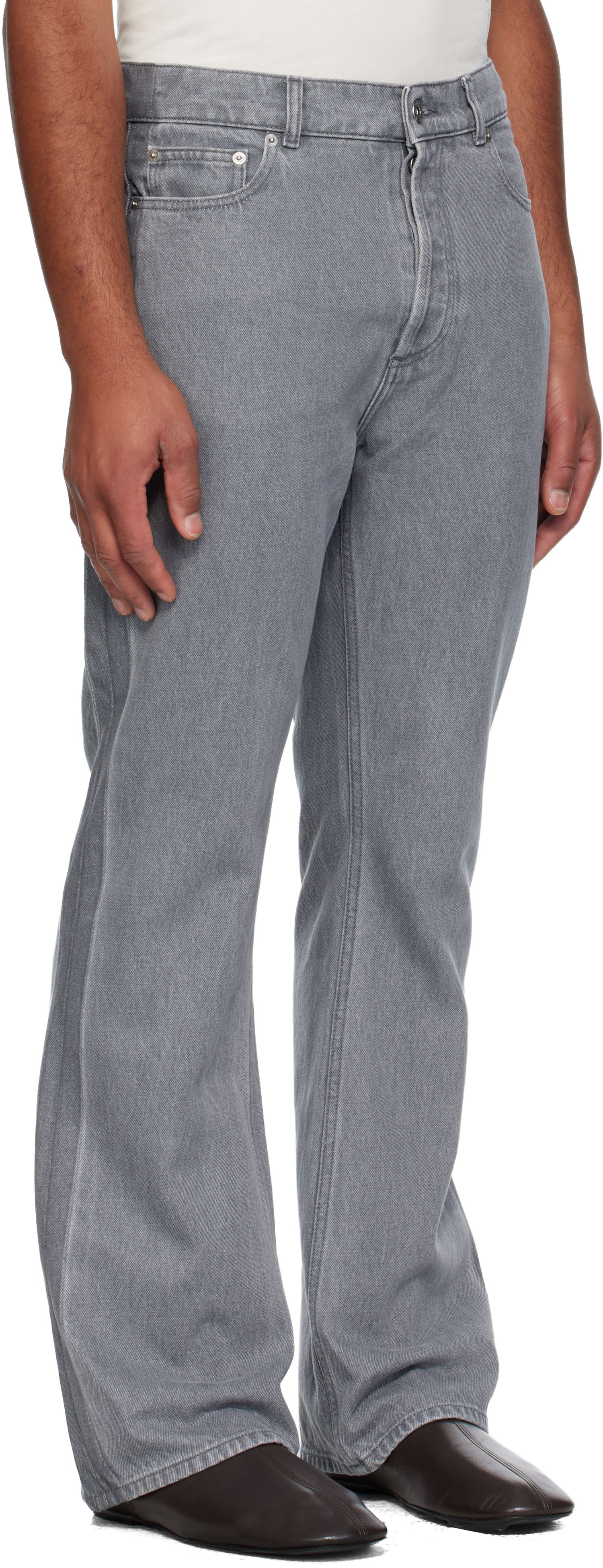 Джинси JW Anderson JW Anderson Bootcut Jeans Сірий | DT0121-PG1837, 1
