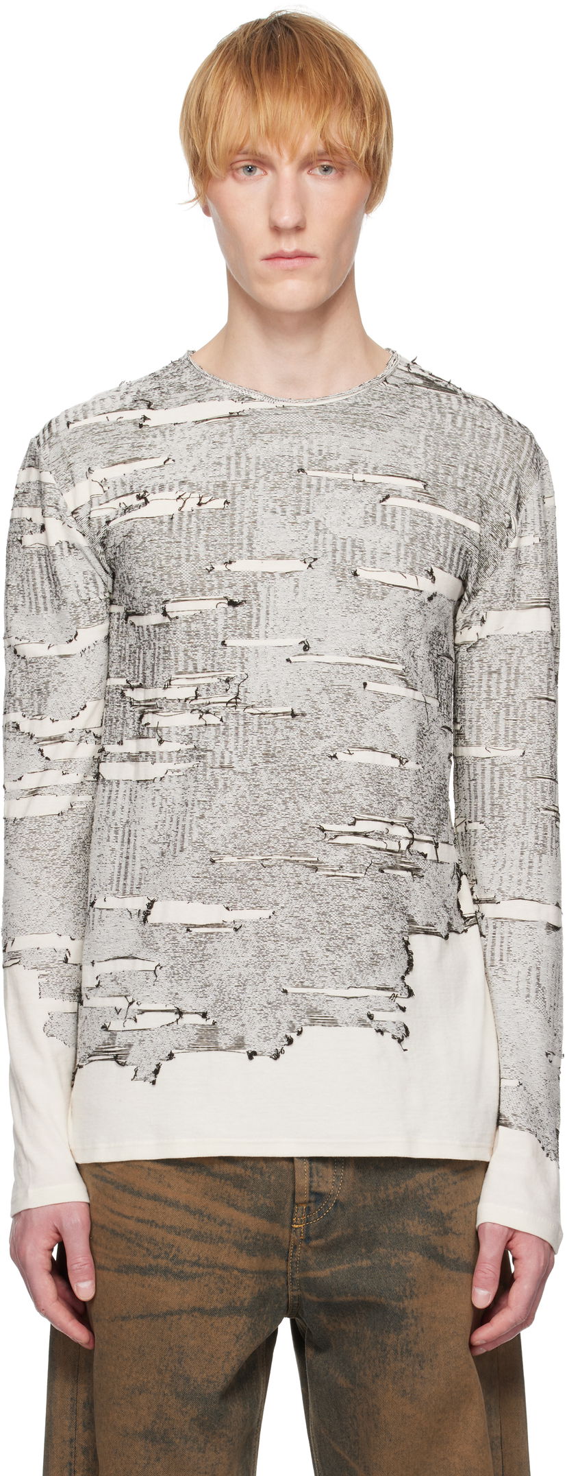 Футболка Diesel Diesel K-Cadmo Long Sleeve T-Shirt білий | A18119-0AFBV-129