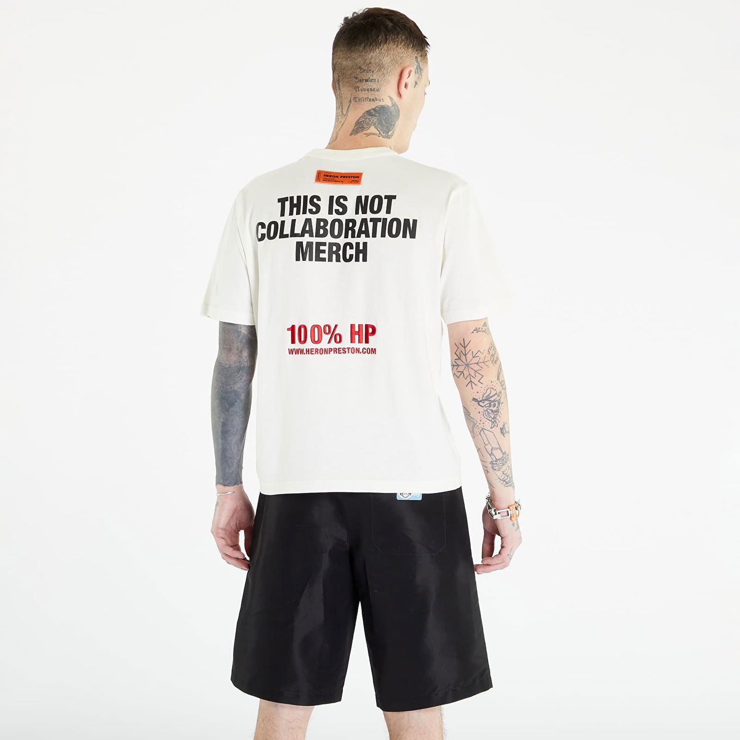 Футболка HERON PRESTON This Is Not Short Sleeve Tee білий | HMAA032S23JER0090110, 1