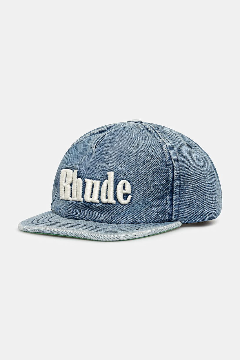 Кепка Rhude RHUDE Denim Baseball Cap Синій | RHPF25HA01741