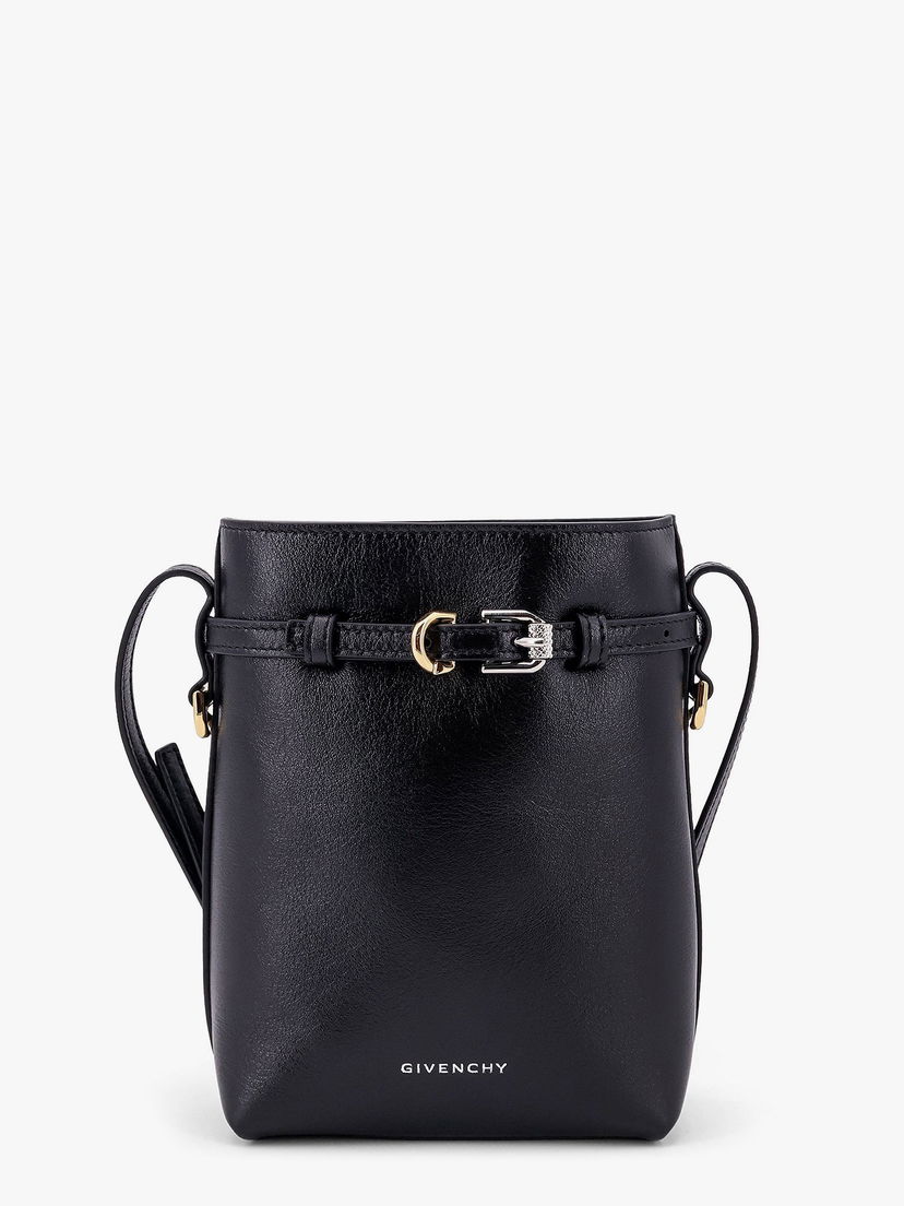 Сумка Givenchy Black Leather Phone Crossbody Bag чорний | BB60NAB1Q7001