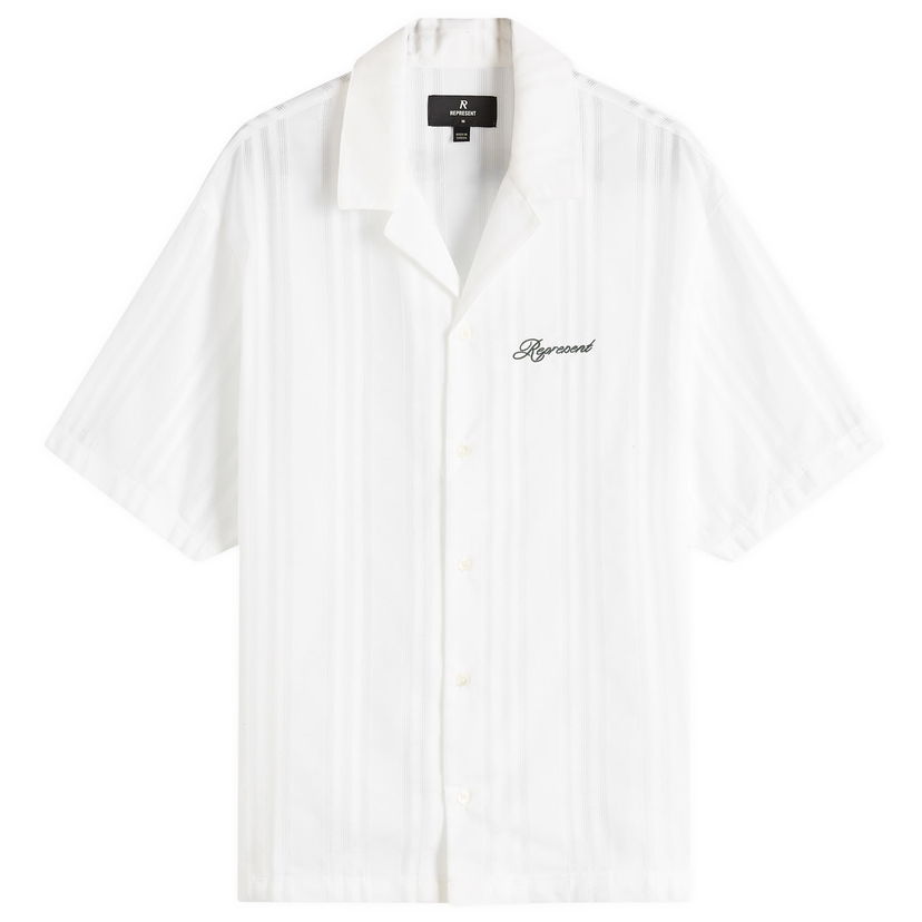 Сорочка Represent Clo Embroidered Bowling Shirt білий | MLM2967-31