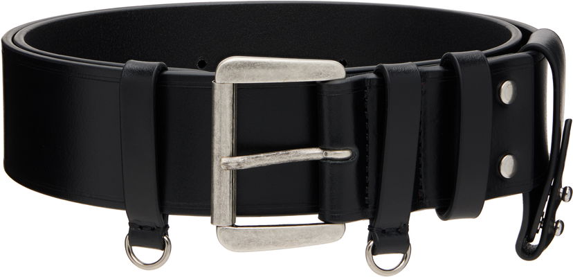 Ремені Ann Demeulemeester Ann Demeulemeester Janke Leather Belt чорний | 2520-W-BE02-LT128-099