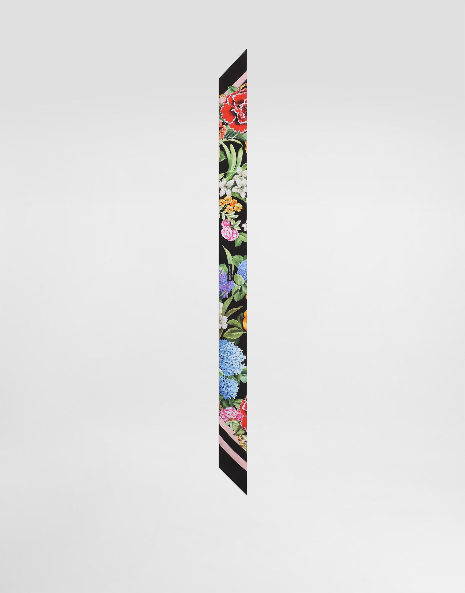 Шарф Dolce & Gabbana Dolce & Gabbana Floral-Print Twill Headscarf чорний | FS215AGDCV8H45KU, 1