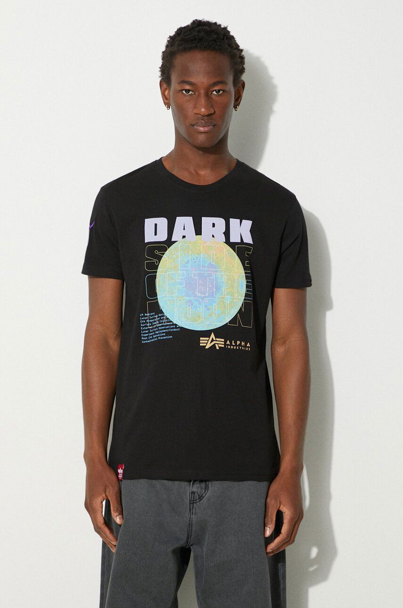 Футболка Alpha Industries T-Shirt With Print чорний | 108510.556