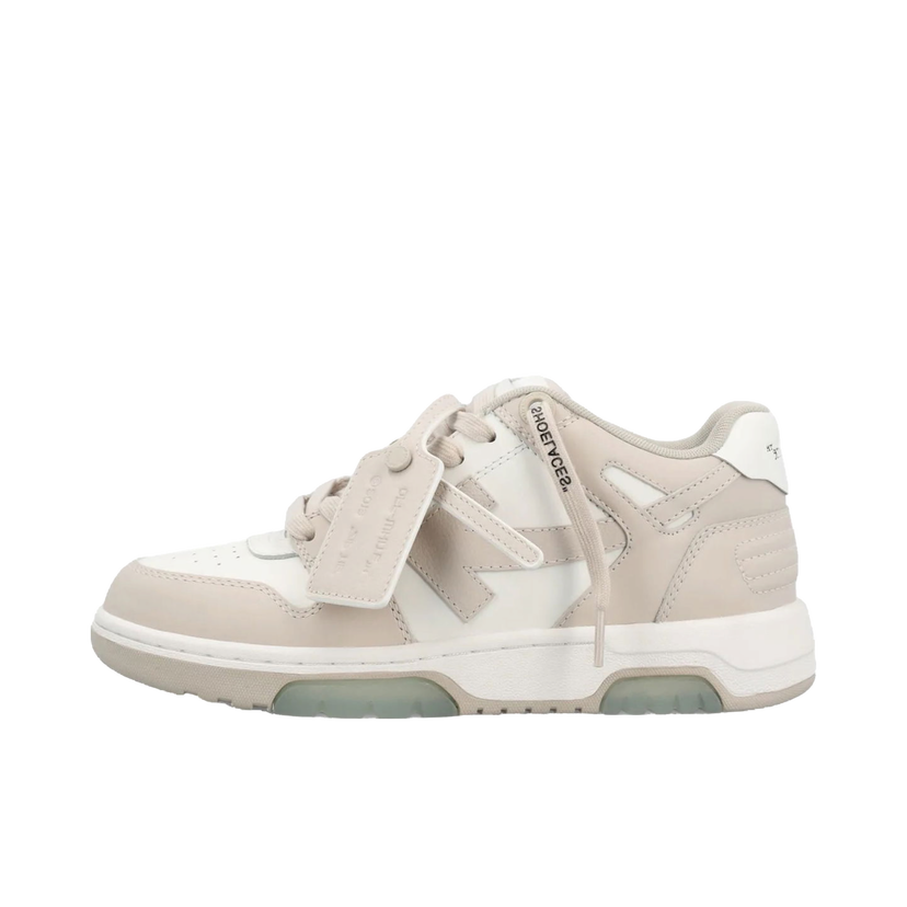 Кросівки та взуття Off-White Out Off Office Calf "Leather White Beige" W бежевий | OWIA259C99-LEA006-0161