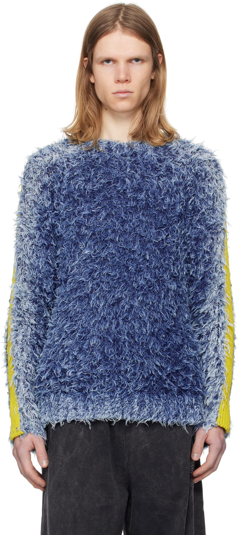 Cветр Diesel Diesel K-Damon Fuzzy Sweater Синій | A16569-0KNAE-8ATS
