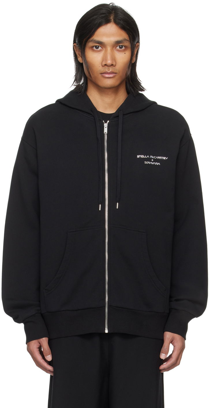 Світшоти Stella McCartney Robot Zip-Up Hoodie чорний | 6J02743SPY81