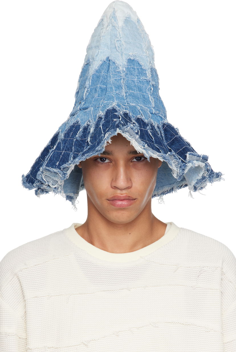 Капелюх Who Decides War Who Decides War Highest Point Denim Bucket Hat Синій | 1341550008SS25