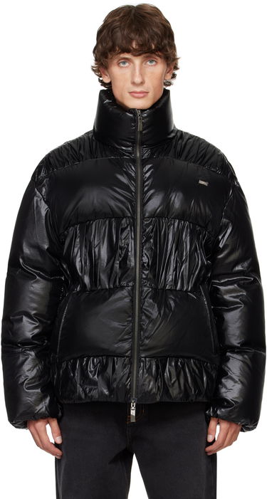 Пуховик ADER ERROR Gathered Down Jacket чорний | BN01FWDW0101BK, 0