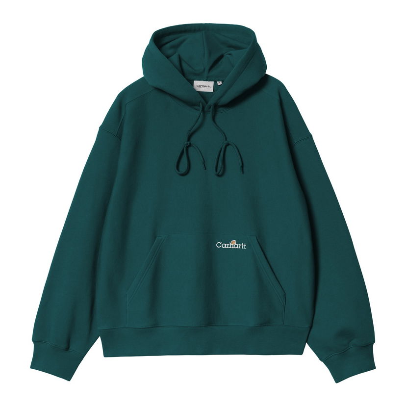 Світшоти Carhartt WIP Hooded Script Sweatshirt Зелений | I034430_9