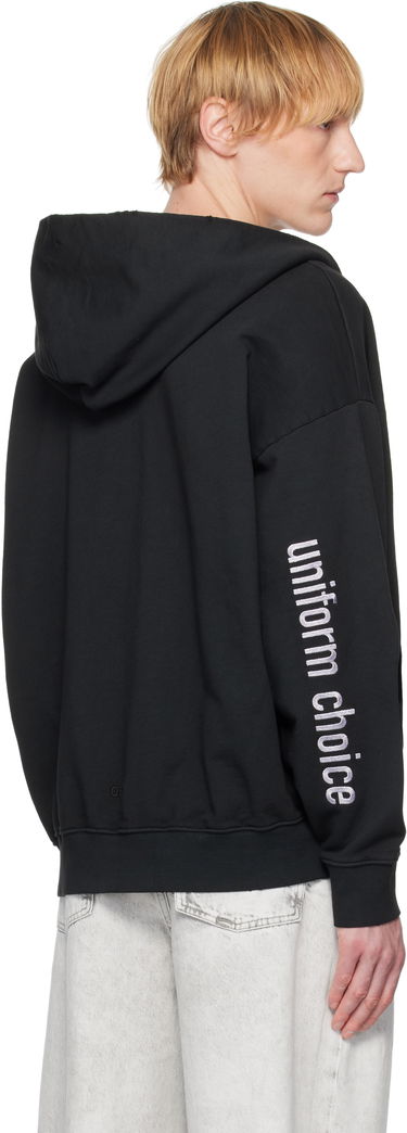 Світшоти 032C 032c "Routine" Zip-Up Hoodie чорний | S25-URC-0841-050, 2