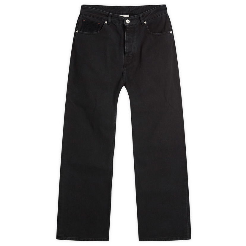Джинси Drôle de Monsieur Loose Leg Jeans 31" чорний | F-BP164-CO187-BL