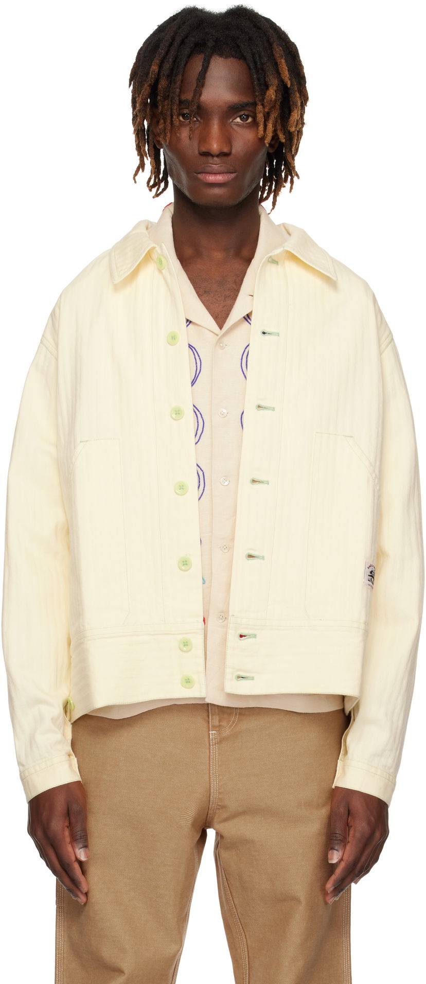 Куртка Bode Bode Greenskeeper Knolly Brook Jacket Жовтий | MRS25JA006