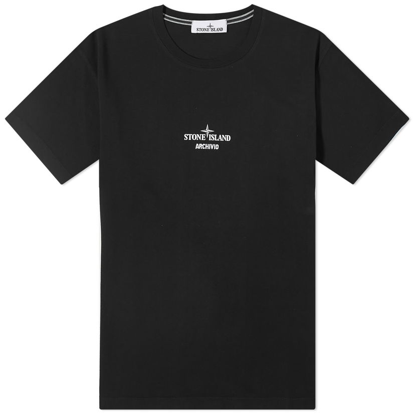 Футболка Stone Island Archivo Print T-Shirt чорний | 80152NS91-V0029