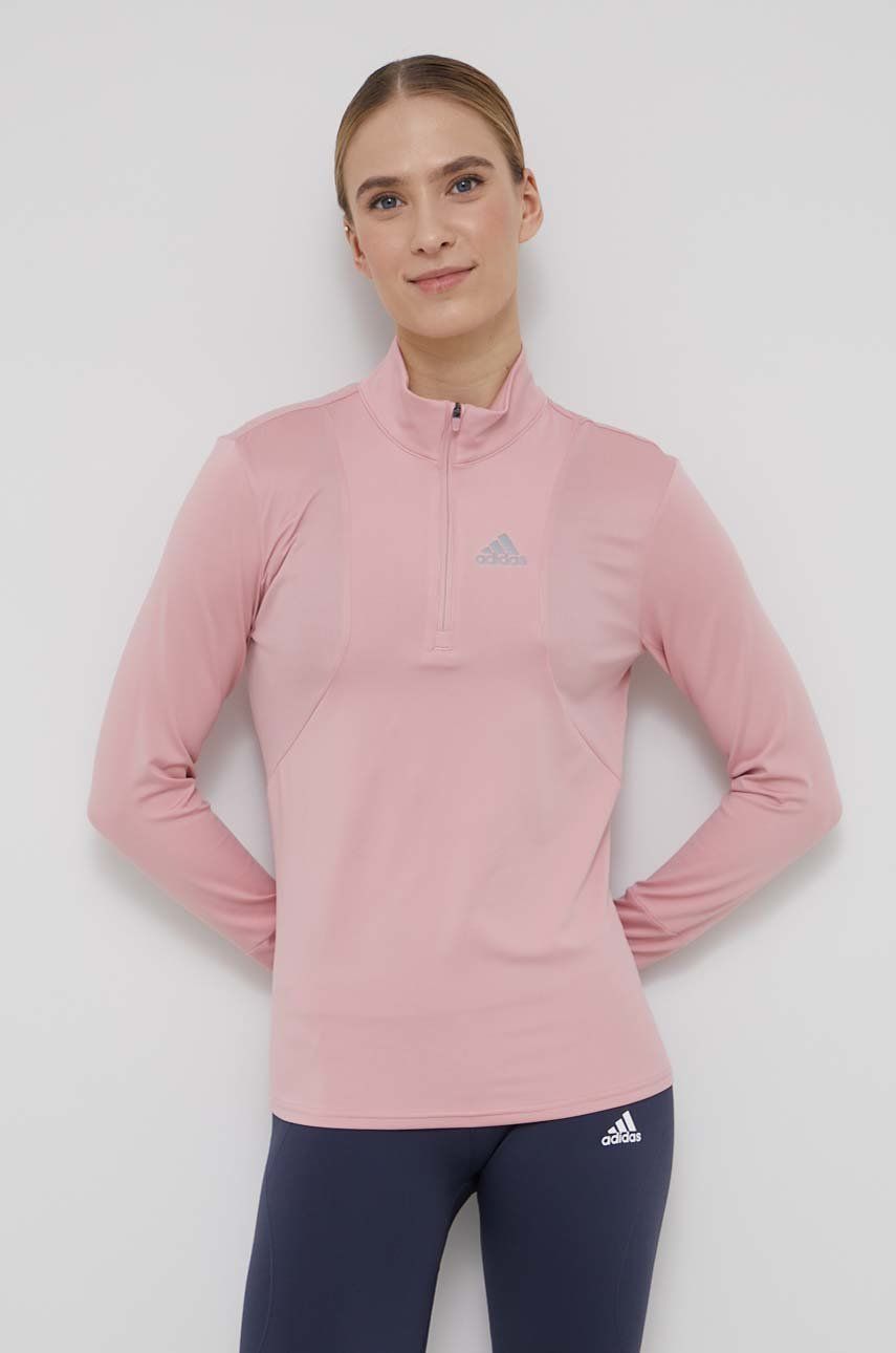 Cветр adidas Performance Performance Long Sleeve Running Top Рожевий | HC1771, 0
