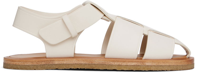 Купальники The Row The Row Fisherman Sandals білий | F1343-N60