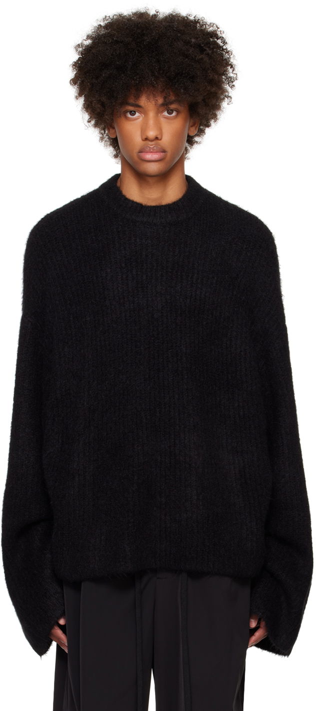 Cветр Entire Studios Knit Crewneck Sweater чорний | ES2562CR