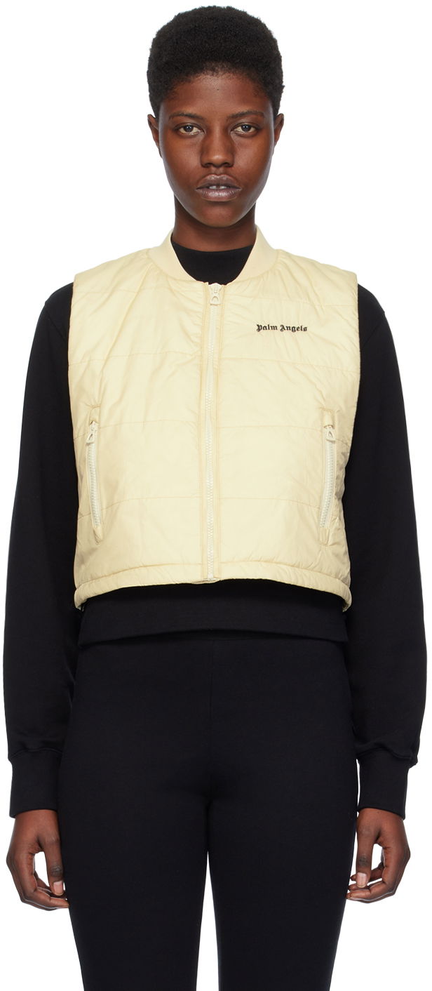 Жилет Palm Angels Classic Vest білий | PWEA118S24FAB0010310
