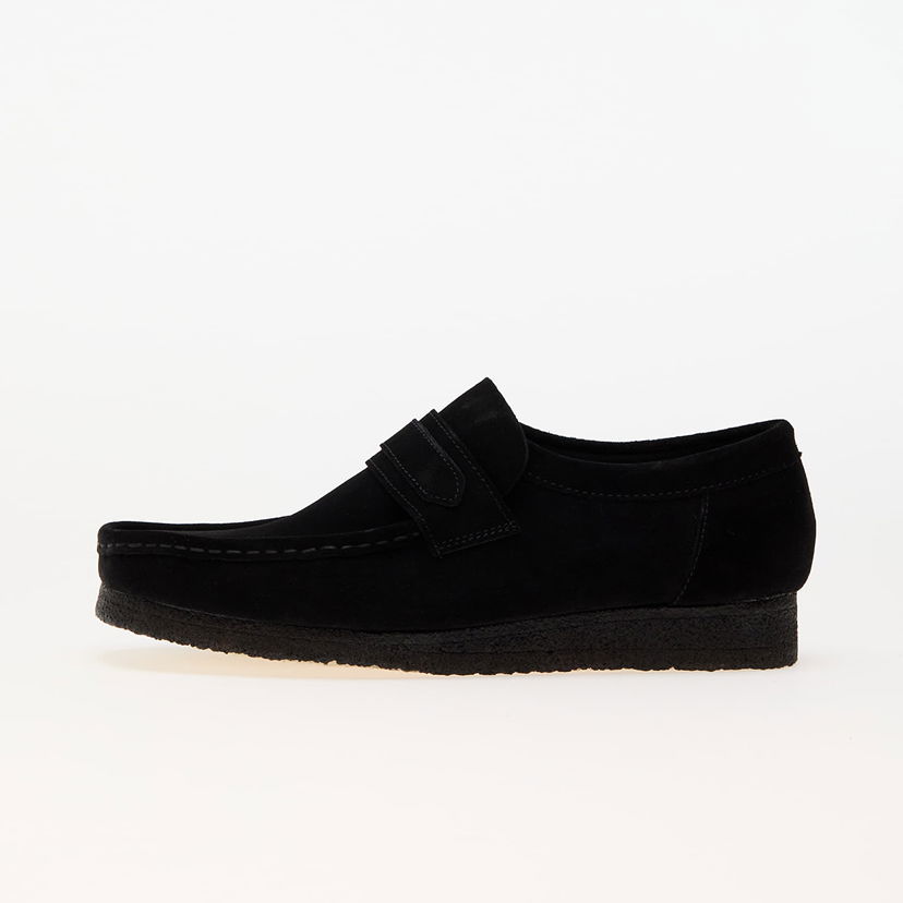 Кросівки та взуття Clarks Wallabee Loafer Black Sde чорний | 26172503