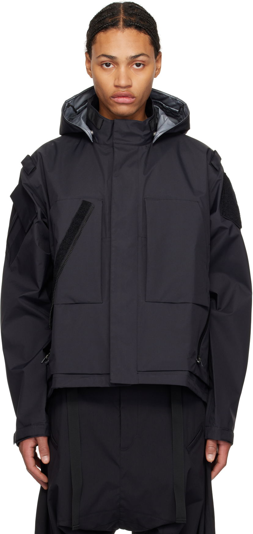Парка Acronym J14-GT Hooded Technical Jacket чорний | J14-GT