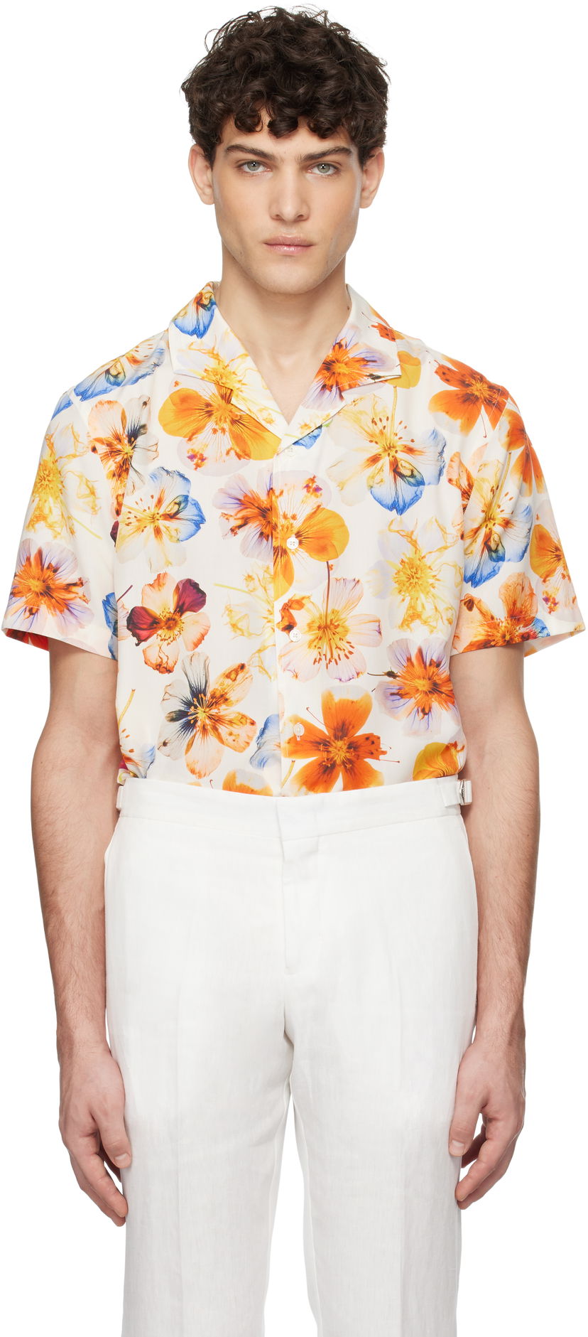 Сорочка Orlebar Brown Orlebar Brown Hibbert Floral Print Shirt Різнокольоровий | 280065