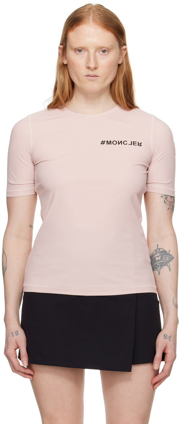 Футболка Moncler Maglia T-Shirt Рожевий | J10988C00003829JP