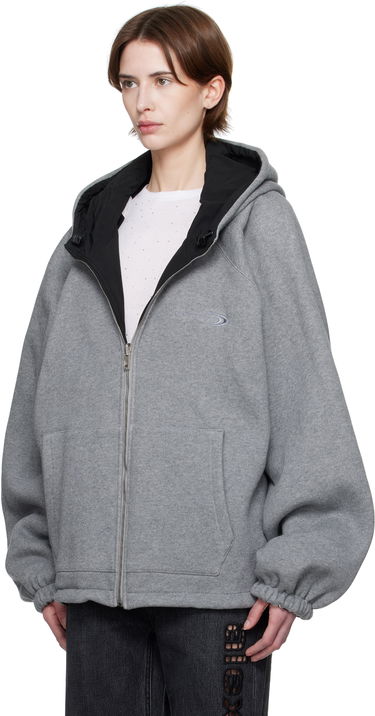 Вітровка Alexander Wang Alexander Wang Raglan Hooded Reversible Jacket чорний | UWC1252038, 3