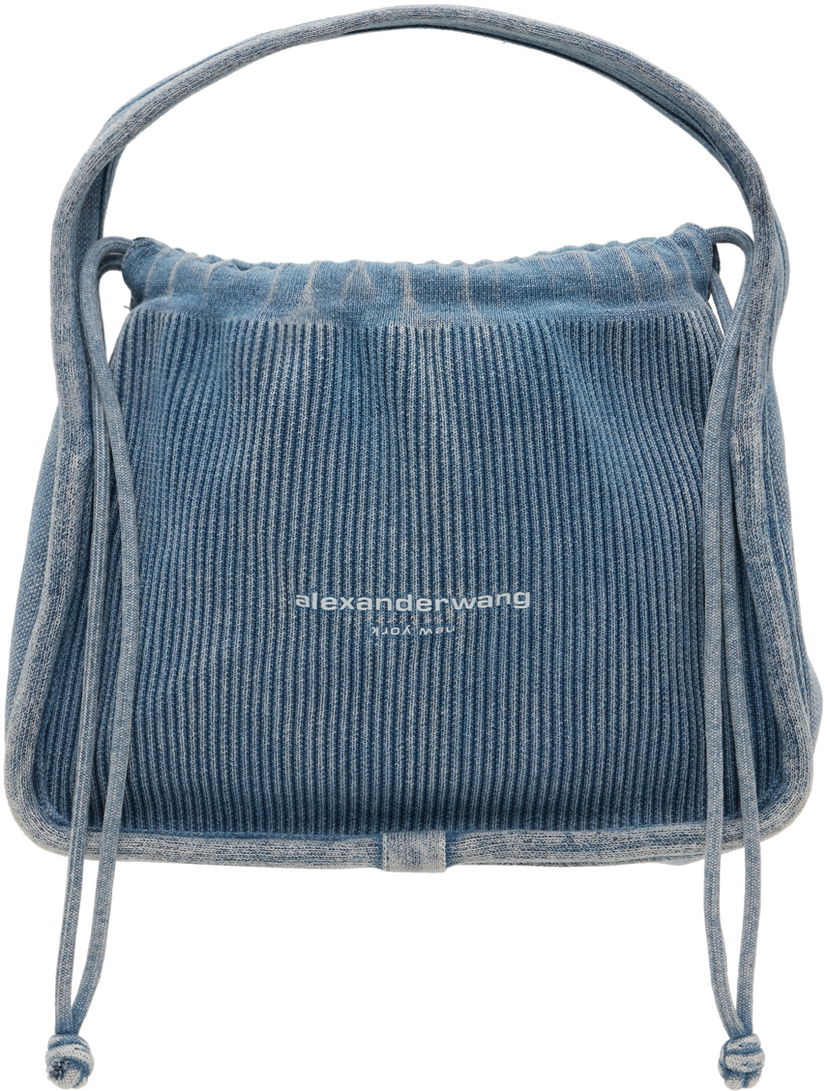 Сумочка Alexander Wang Alexander Wang Ryan Small Drawstring Bag Синій | 20224K40T