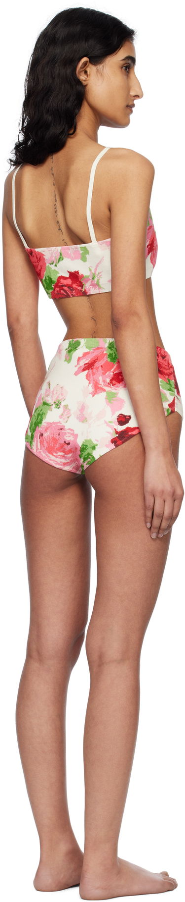 Купальники Blumarine Blumarine Peony-Print Bikini Різнокольоровий | P522M539A, 2