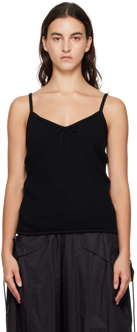 Безрукавка We11done We11done V-Neck Knit Camisole чорний | WD-KT3-23-607-W-BK