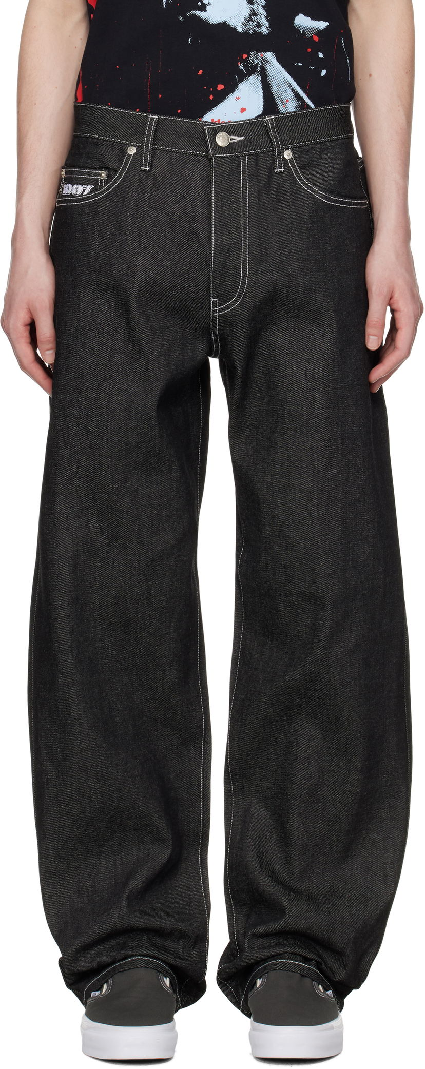 Джинси Awake NY Awake NY Five Pocket 100 Jeans чорний | AWK-SP25-PA002