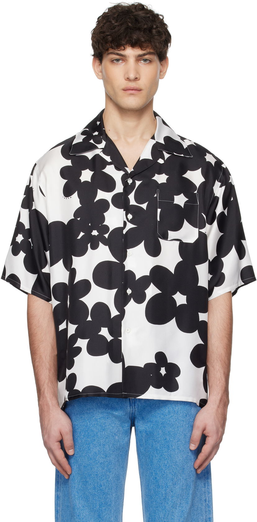 Сорочка Marni Marni Dillies Print Shirt білий | CUMU0213S4 UTSG26