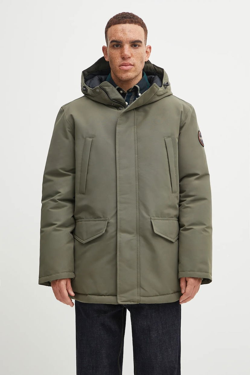 Парка Napapijri Napapijri A-Cornier 1 Winter Parka Зелений | NP0A892JG0A1
